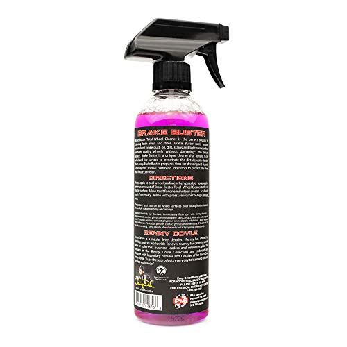 P & S PROFESSIONAL DETAIL PRODUCTS - Brake Buster Wheel and Tire Cleaner - Non-Acid Formula Safe For All Wheel Types, Removes Brake Dust, Oil, Dirt, Light Corrosion (1 Pint)