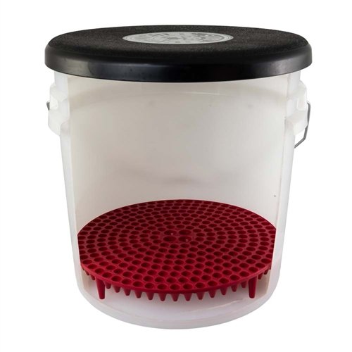 Chemical Guys DIRTTRAP02 Cyclone Dirt Trap Car Wash Bucket Insert Car Wash Filter Removes Dirt and Debris While You Wash (Red) 12" Diameter Great For Washing Cars, Trucks, SUVs, RVs & More