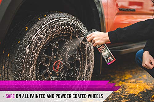 P & S PROFESSIONAL DETAIL PRODUCTS - Brake Buster Wheel and Tire Cleaner - Non-Acid Formula Safe For All Wheel Types, Removes Brake Dust, Oil, Dirt, Light Corrosion (1 Pint)