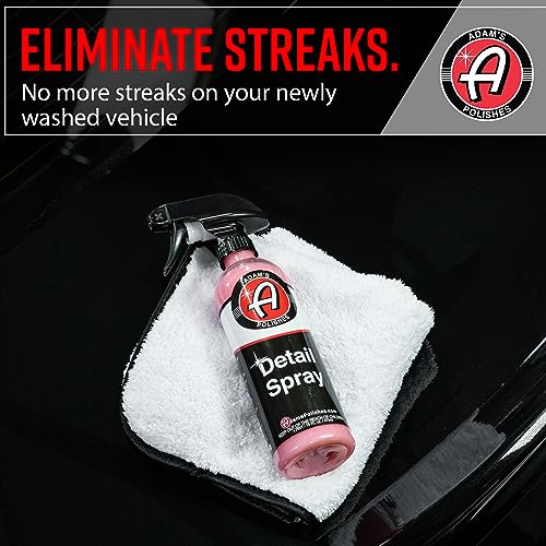 Adam's Polishes Detail Spray - Quick Waterless Detailer Spray For Car Detailing | Polisher Clay Bar & Car Wax Boosting Tech | Add Shine Gloss Depth Paint | Car Wash Kit & Dust Remover (Gallon)