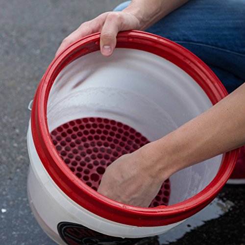 Chemical Guys DIRTTRAP02 Cyclone Dirt Trap Car Wash Bucket Insert Car Wash Filter Removes Dirt and Debris While You Wash (Red) 12" Diameter Great For Washing Cars, Trucks, SUVs, RVs & More