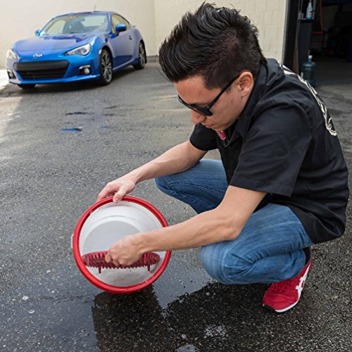 Chemical Guys DIRTTRAP02 Cyclone Dirt Trap Car Wash Bucket Insert Car Wash Filter Removes Dirt and Debris While You Wash (Red) 12" Diameter Great For Washing Cars, Trucks, SUVs, RVs & More